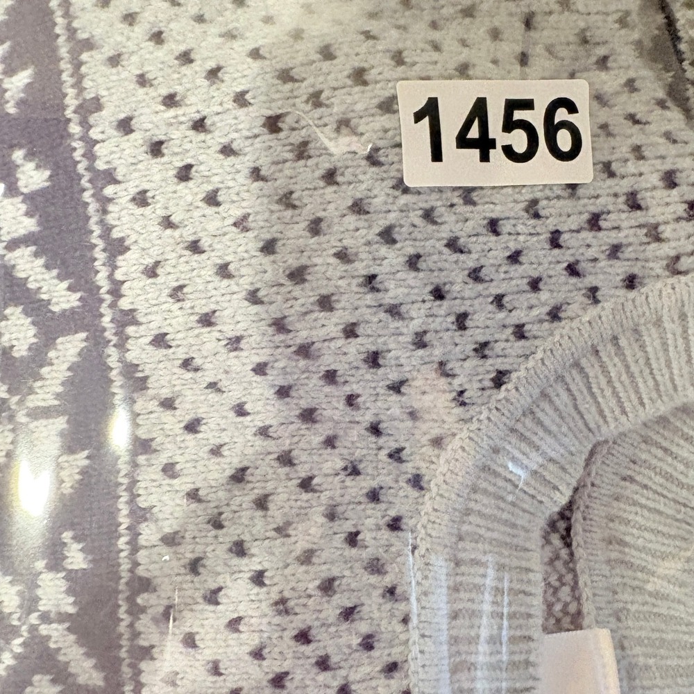 Hanna Andersson Sweater Dress Kids 120 Blue Excellent‎ Fair Isle Nordic Knit - Picture 9 of 10